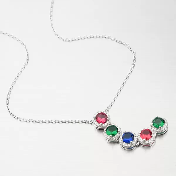 Strieborný náhrdelník pre ženy N1603487-1905-SLX