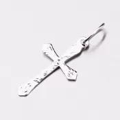 Krížik z bieleho zlata 327P-131133