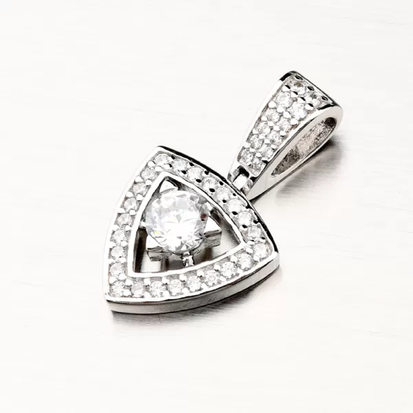 Strieborný prívesok so zirkónmi PKL-3068