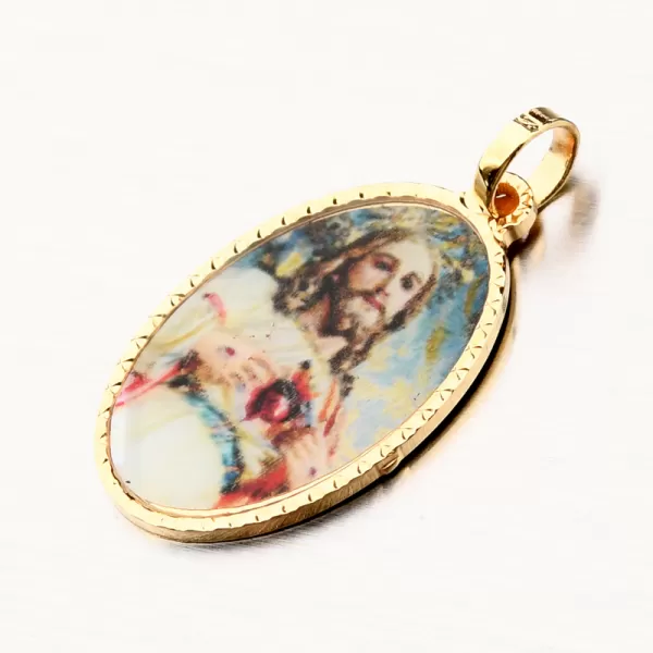 Zlatý prívesok s Ježišom Kristom 43-21841