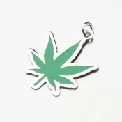 Strieborný prívesok marihuana P1902112-1507-SLX