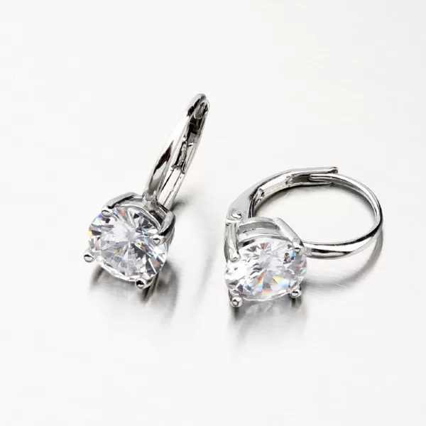 Strieborné náušnice so zirkónom PKL-2099