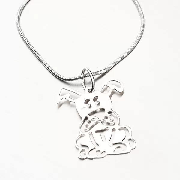 Strieborný prívesok pes P1502729-1507-SLX