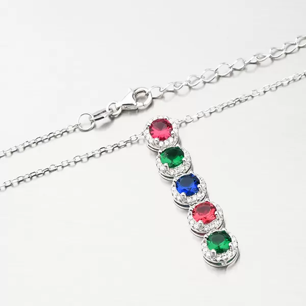 Strieborný náhrdelník pre ženy N1603487-1905-SLX