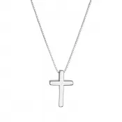 Strieborný náhrdelník s príveskom krížik 62005