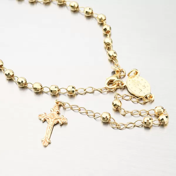 Pozlátený náhrdelník s Madonkou N1802957-1132-SLX