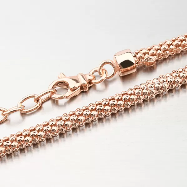 Pozlátený strieborný náhrdelník N1300513-1264-SLX