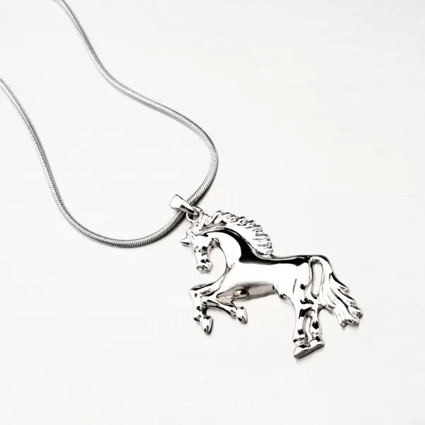 Strieborný prívesok kôň PKL-3112