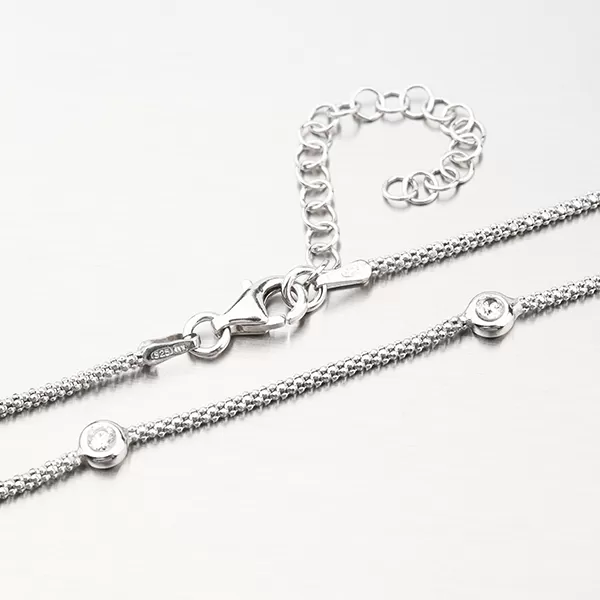 Náhrdelník so zirkónmi - striebro 925 N2001538-1264-SLX