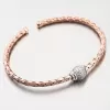 Strieborný náramok vo farbe ružového zlata B1604063-2196-SLX