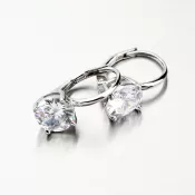 Strieborné náušnice so zirkónom PKL-2099