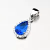 Prívesok zo striebra s modrým kameňom PKL-3074
