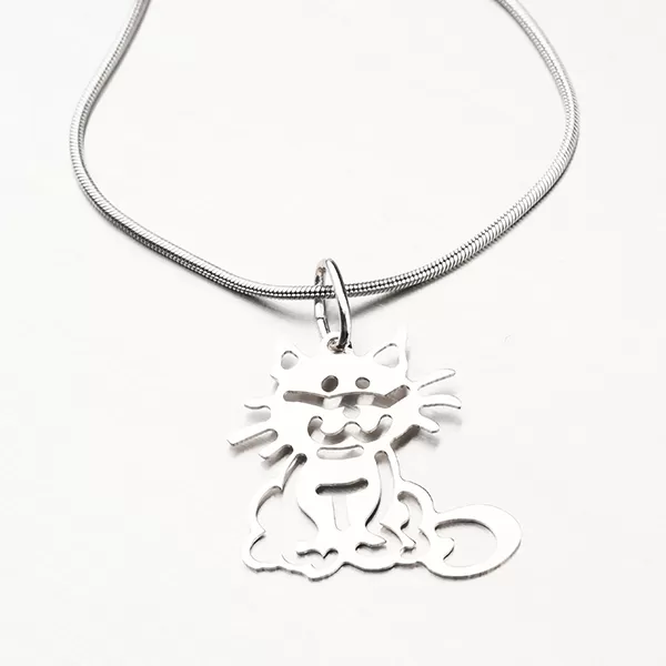 Strieborný prívesok Cat P1502728-1507-SLX