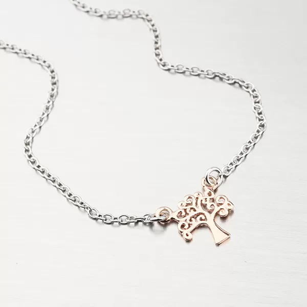 Strieborný náhrdelník so stromom života N1502490-0331-SLX