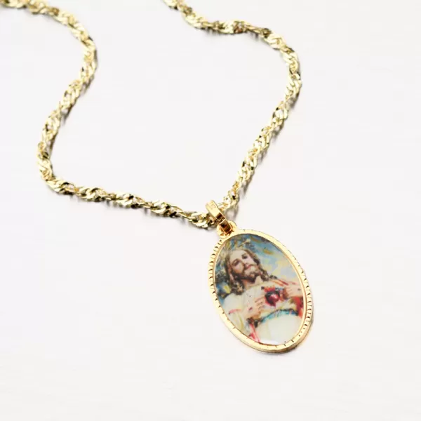 Zlatý prívesok s Ježišom Kristom 43-21841