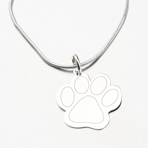 Strieborný prívesok psia ťapka P1504836-1264-SLX