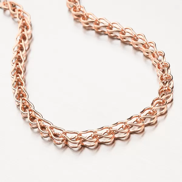 Strieborný náramok vo farbe ružového zlata B1900482-0019-SLX