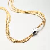 Pozlátený strieborný náhrdelník pre ženy N2101119-2619-SLX