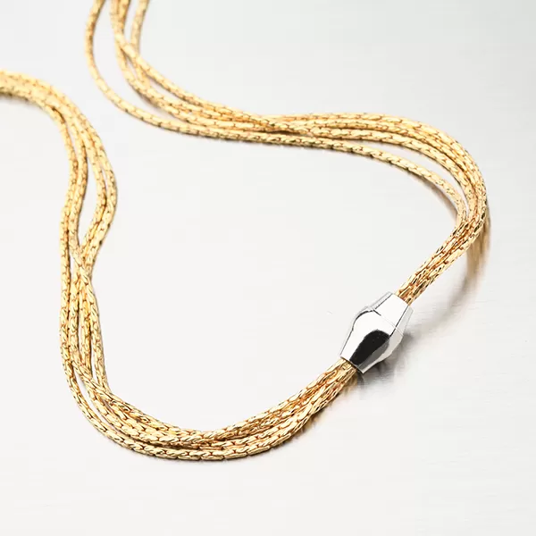 Pozlátený strieborný náhrdelník pre ženy N2101119-2619-SLX