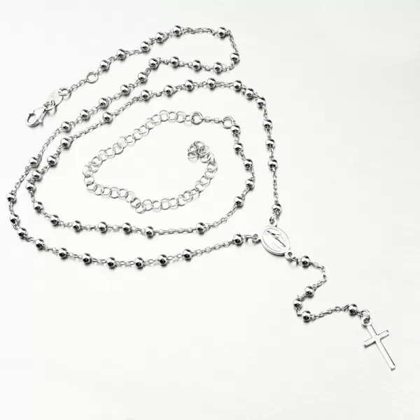 Strieborný náhrdelník ruženec N1902935-1304-SLX