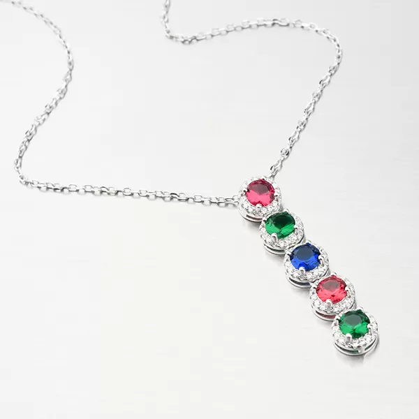 Strieborný náhrdelník pre ženy N1603487-1905-SLX