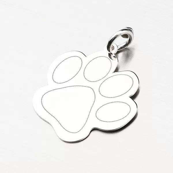 Strieborný prívesok psia ťapka P1504836-1264-SLX