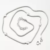 Náhrdelník so zirkónmi - striebro 925 N2001538-1264-SLX