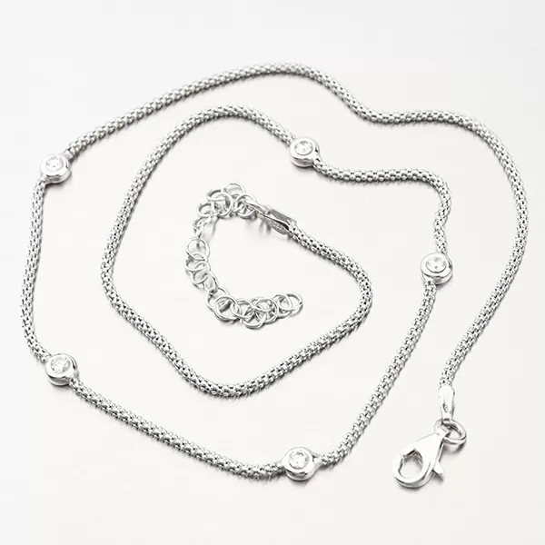 Náhrdelník so zirkónmi - striebro 925 N2001538-1264-SLX