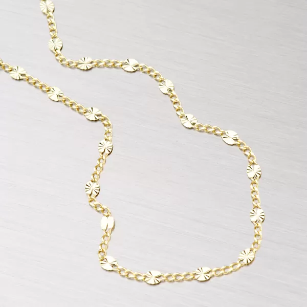 Ozdobný zlatý náramok 44-1237