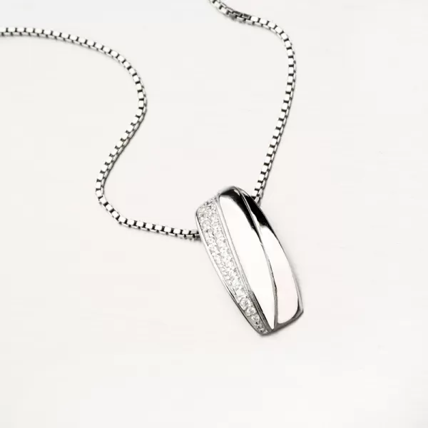 Prívesok zo striebra zo zirkónu PKL-3066