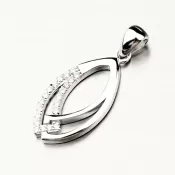 Strieborný prívesok so zirkónmi PKL-3078