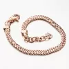Strieborný náramok vo farbe ružového zlata B1300488-1264-SLX