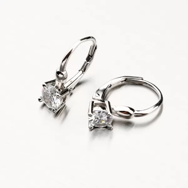 Strieborné náušnice so zirkónom PKL-2090