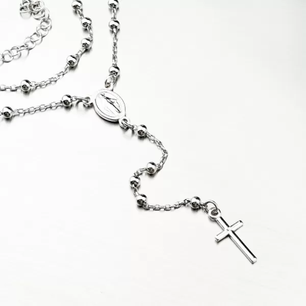 Strieborný náhrdelník ruženec N1902935-1304-SLX