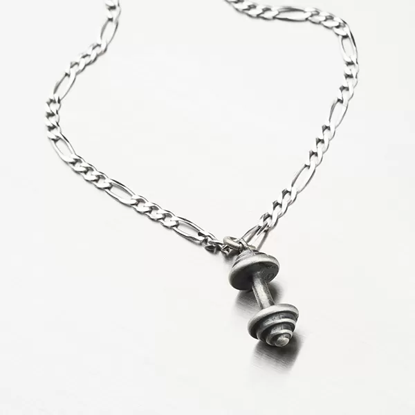 Strieborný prívesok činka P1601233-0532-SLX