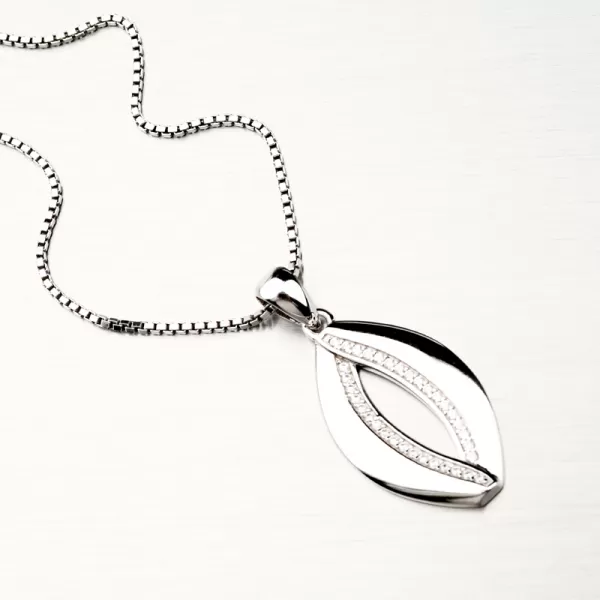 Prívesok zo striebra zo zirkónu PKL-3089