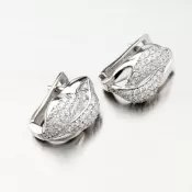 Strieborné náušnice so zirkónmi PKL-2075