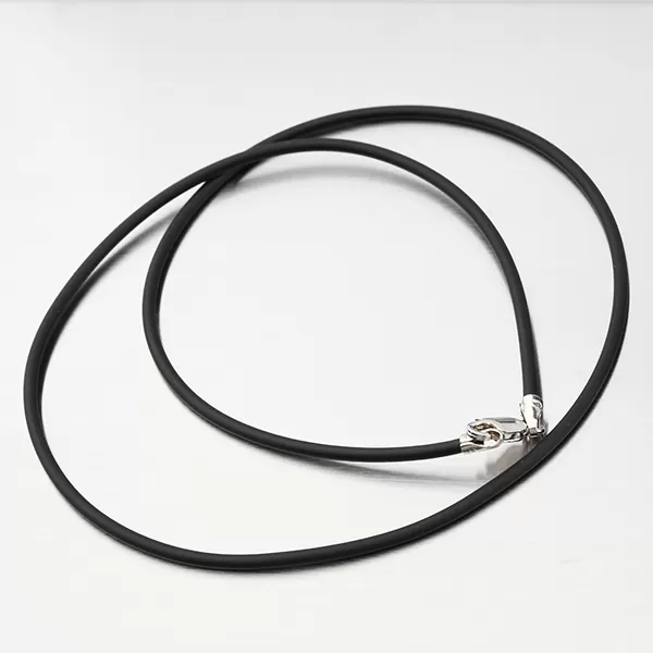 Náhrdelník striebro a pokožka N1400489-348-SLX