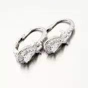 Strieborné náušnice so zirkónmi PKL-2078