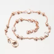 Náramok - striebro 925 vo farbe ružového zlata B2201483-0398-SLX