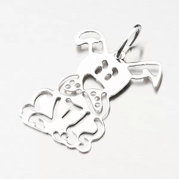 Strieborný prívesok pes P1502729-1507-SLX