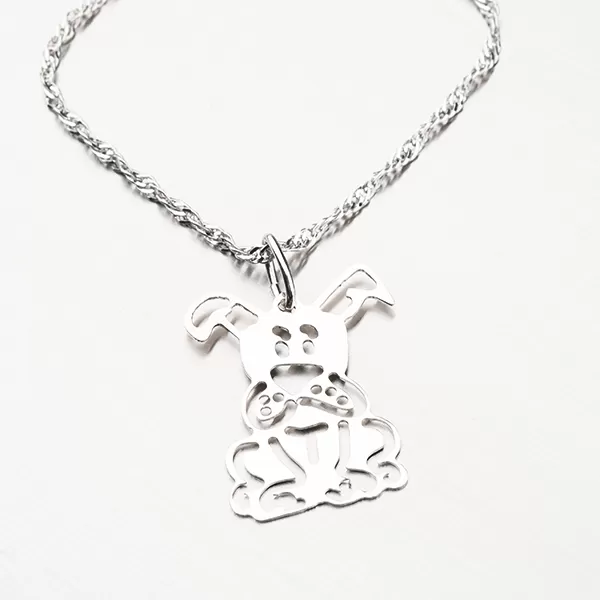 Strieborný prívesok pes P1502729-1507-SLX