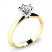 Zásnubný prsteň s diamantom ZP-140016D-ZLB