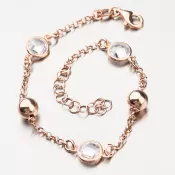 Elegantný náramok so zirkónmi 92003043-72-SLX