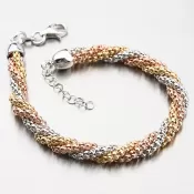 Pozlátený náramok pre ženy B1604185-1264-SLX