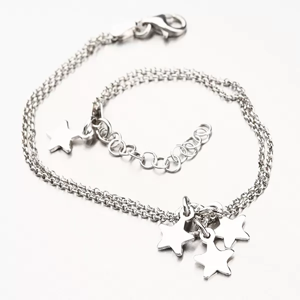 Náramok s hviezdičkami - striebro 925 B1604178-1264-SLX