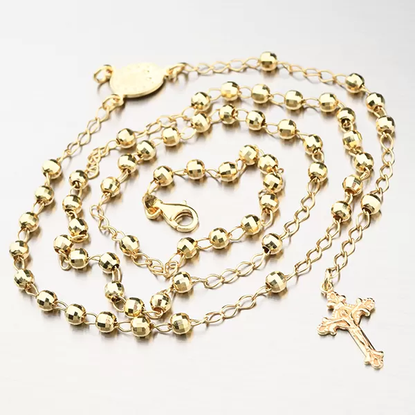 Pozlátený náhrdelník s Madonkou N1802957-1132-SLX