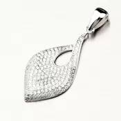 Strieborný prívesok so zirkónmi PKL-3088