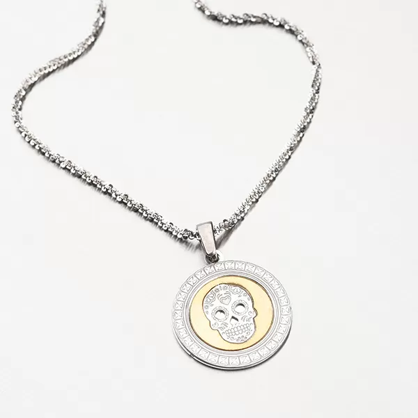 Strieborný prívesok s lebkou P1803501-1507-SLX