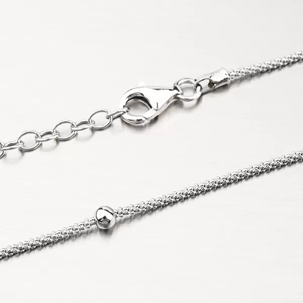 Strieborný náhrdelník s korálkami 92003043-76-SLX